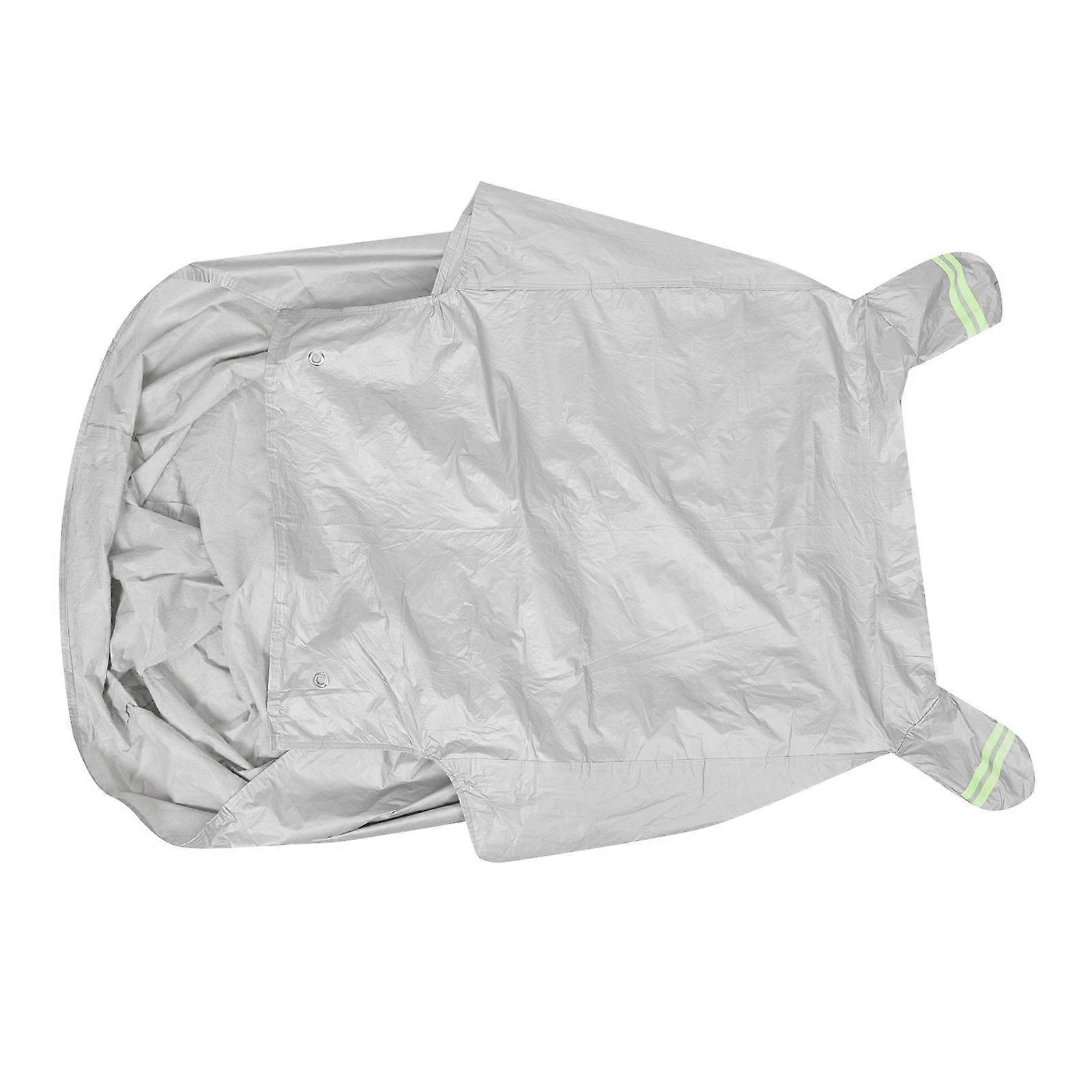 Waterproof Motorcycle Cover with Sun Shield Silver Aluminum Foil for Various Brands and Models