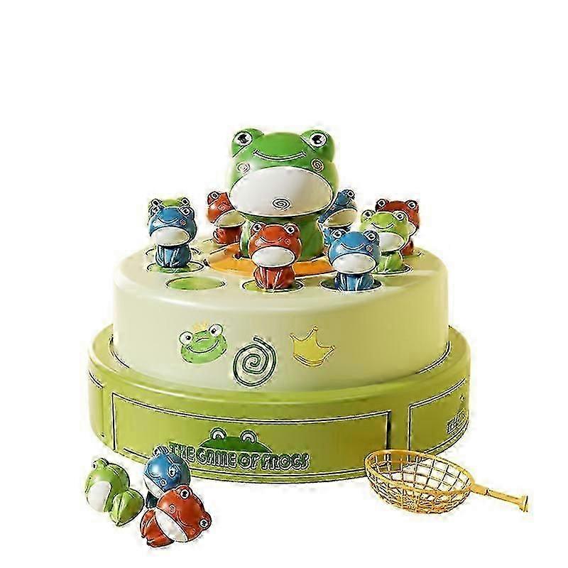 Frog Pop Up Board Games Bounce and Catch Music Game