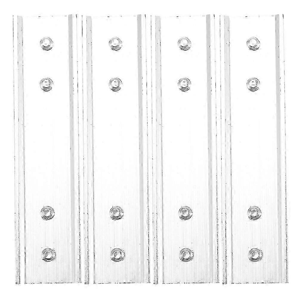 Flexible drapery Track Connectors Ensuring Smooth Movement Bay Windows Homeowners 4Pcs