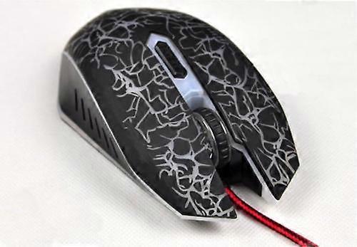 Wired Silent USB Gaming Mouse 4000DPI 6-Button Backlit 130x71x43mm