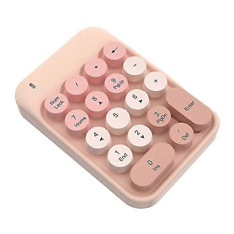 For 24g Wireless Numeric Keypad Cute Mixed Color Financial Special Ninekey Password Carry It Easily