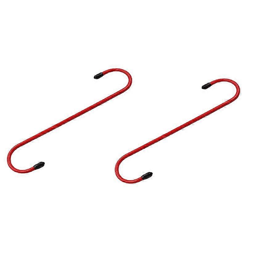 S-Type Brake Caliper Hook Brake Pad Replacement Hook Brake System Maintenance Hook ( Red - 2 PCS)