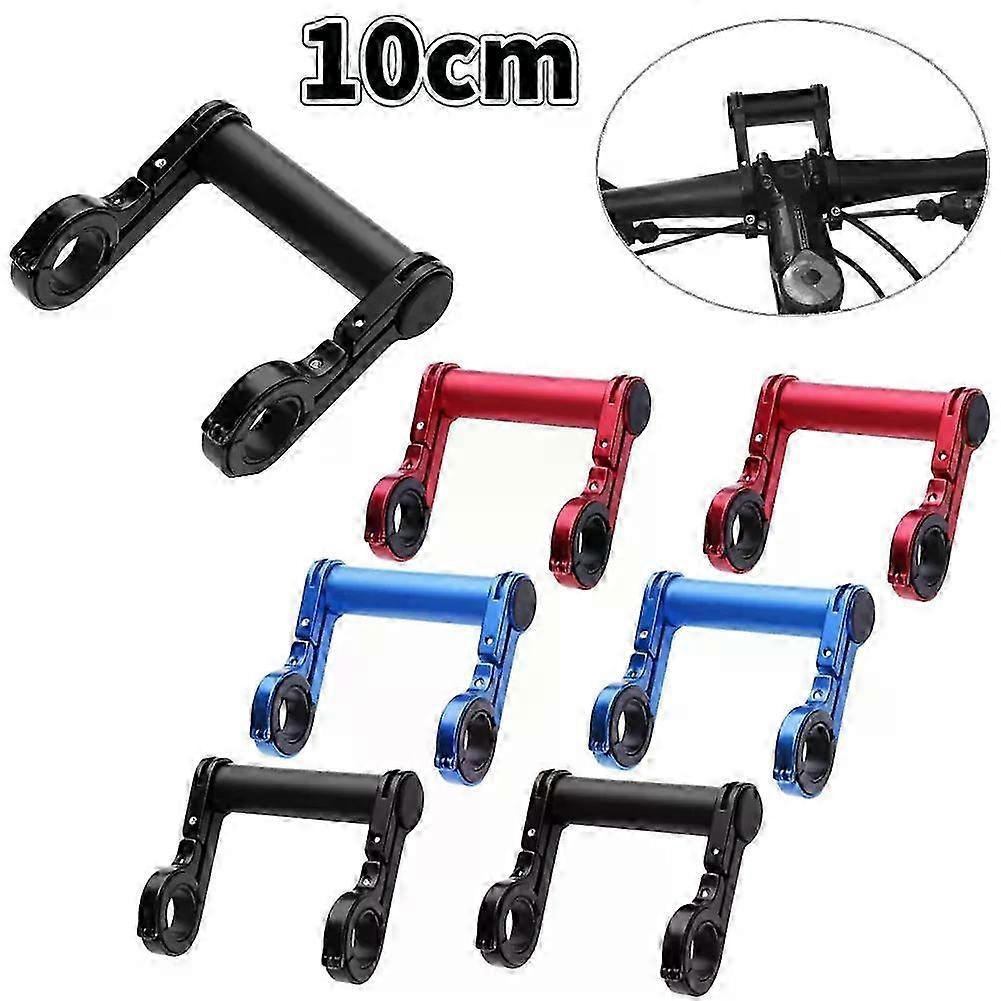 10cm Aluminum Alloy Bicycle Handlebar Extender Mountain Bike Front Light Bracket Lamp Flashlight Mount Stand Bar Computer Holder 2025