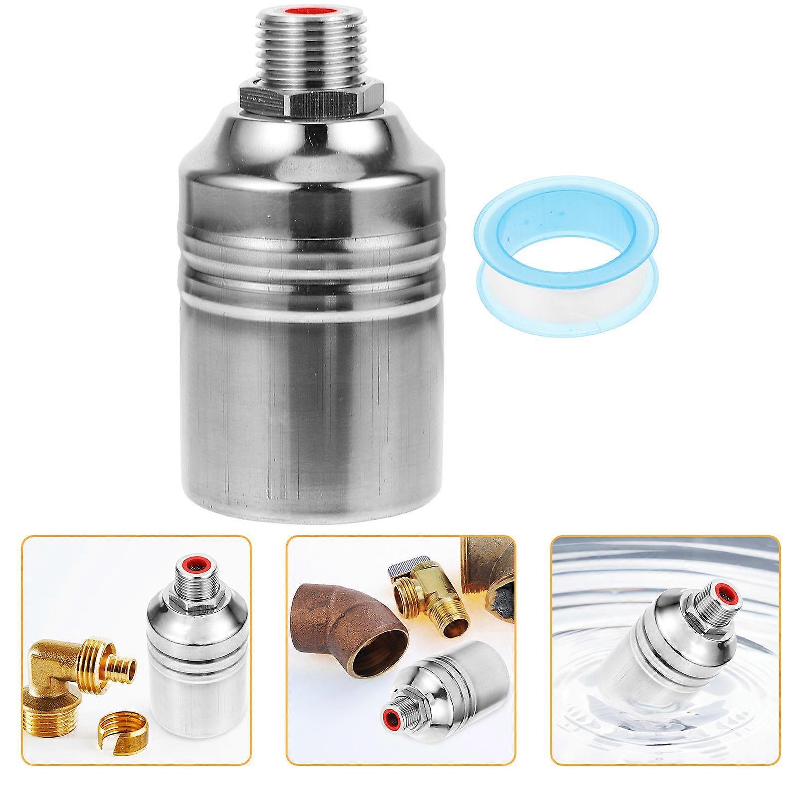 Stainless Steel Water Tank Control Valve Automatic Fill Shut Off 4Pcs