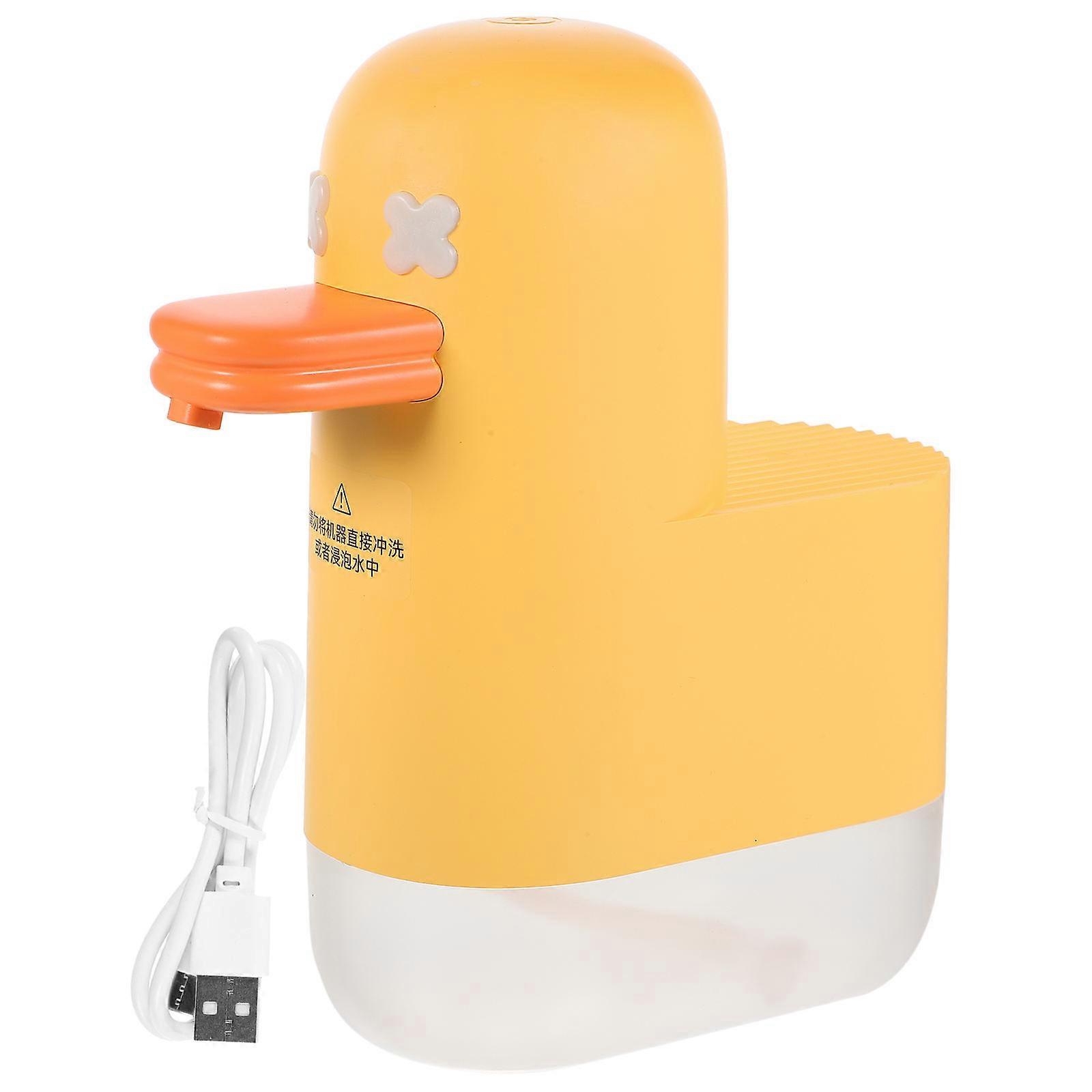 Automatic Soap Dispenser Cartoon Style Duck Shape Touchless Soap Container For Kitchen 1Pack