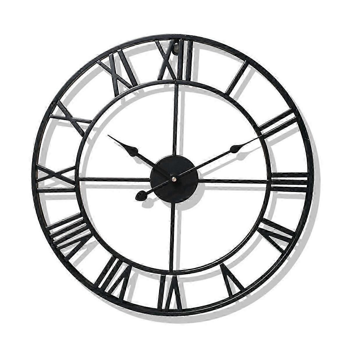 Roman Numeral Clock Wall Clock Retro Clock Decorative Wall Clock