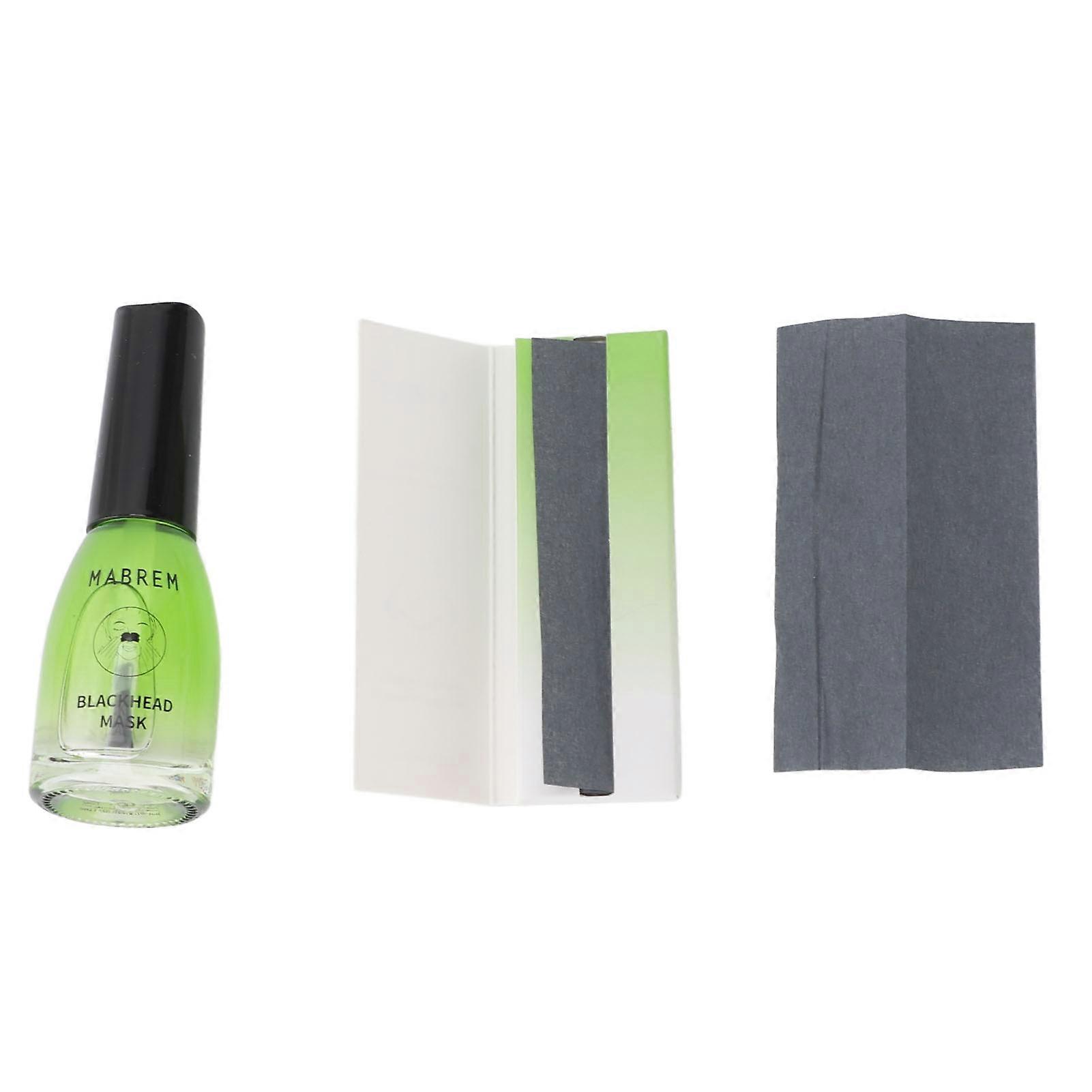 Brosse nettoyante pour points noirs, 11 ml, avec 50 membranes en papier