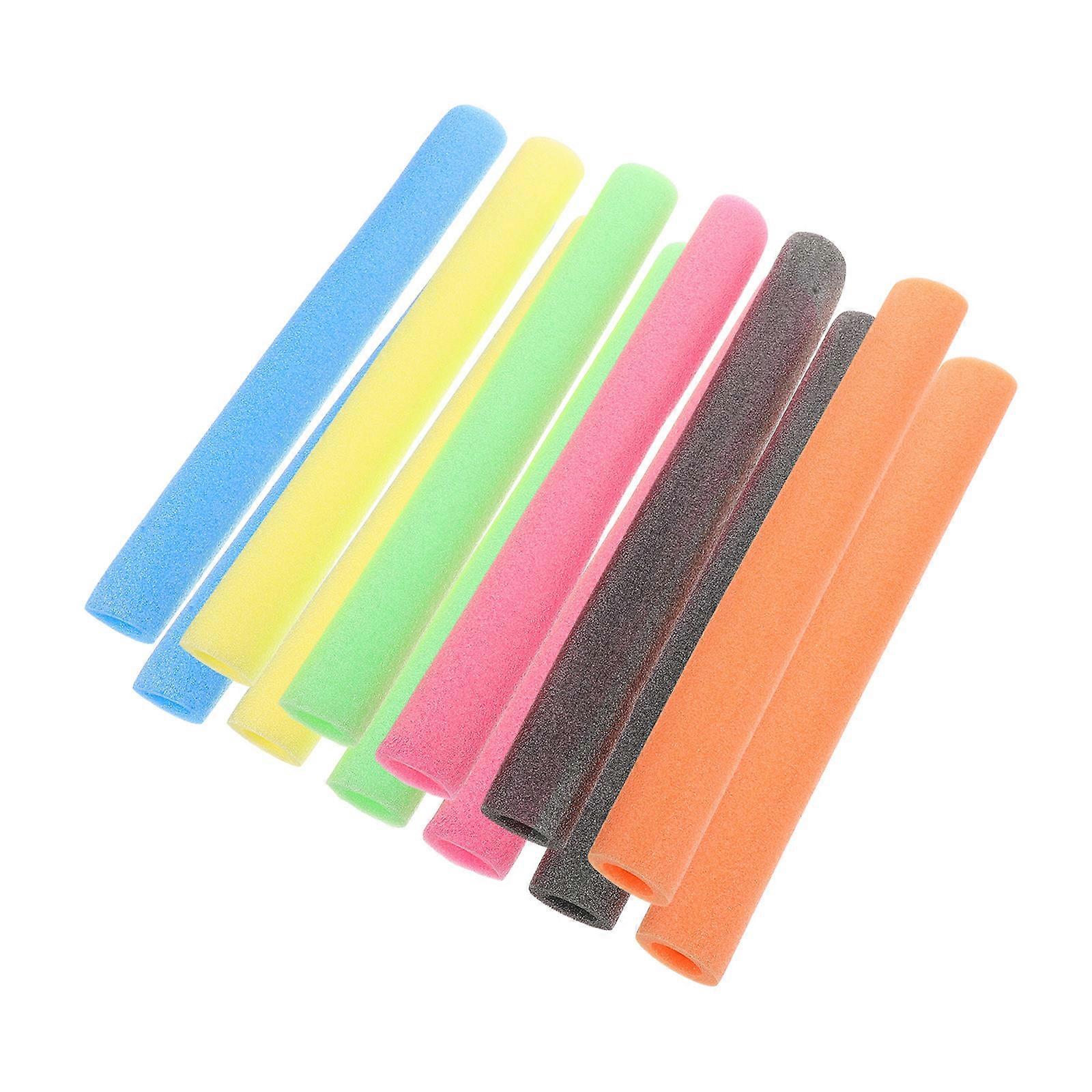 Anti-Collision Foam Tube Covers 12Pcs For Outdoor Play Trampoline Railing Protection Assorted Color Safety For Children