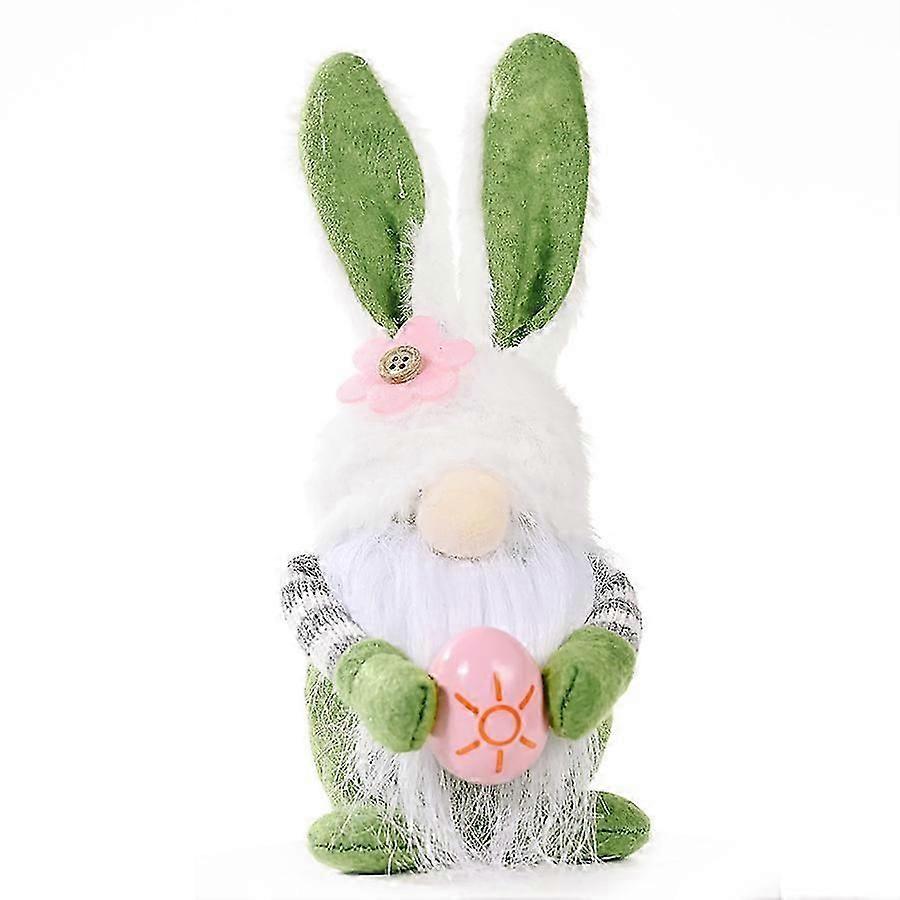 Playful Easter Bunny Gnome Doll - Handmake Rabbit Plush Decor