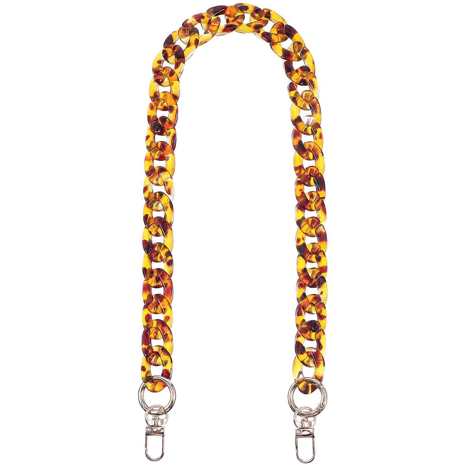 Acrylic Leopard Bag Chain Practical Bag Decor Replacement 1Pcs