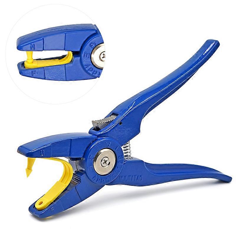 Livestock Animal Goat Ear Tag Pliers Dog Rabbits Sheep Ear Tags Nylon Material Sheep Laser Ear Tag No.001-100