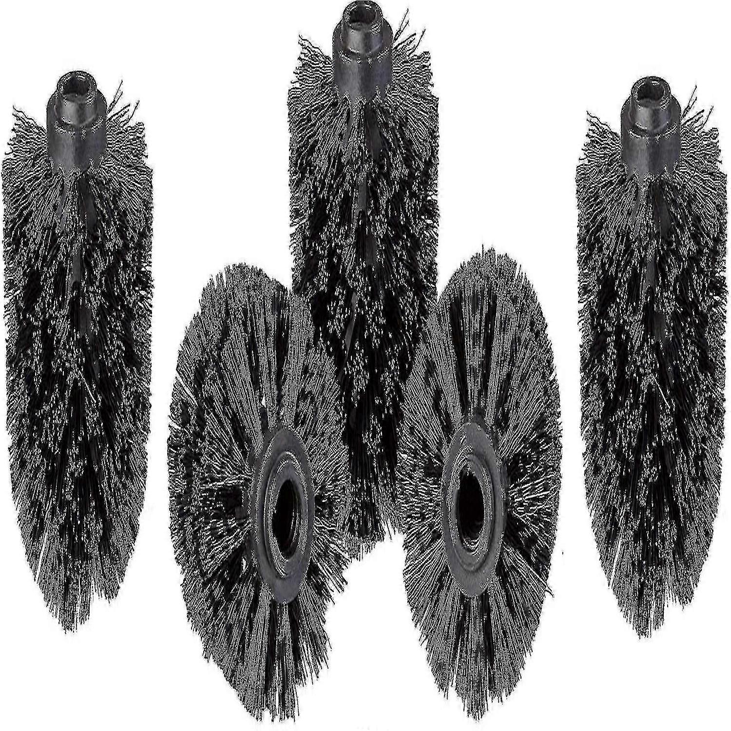 6pcs Toilet Replacement Brush Head White Replacement Brushes Diameter 8cm