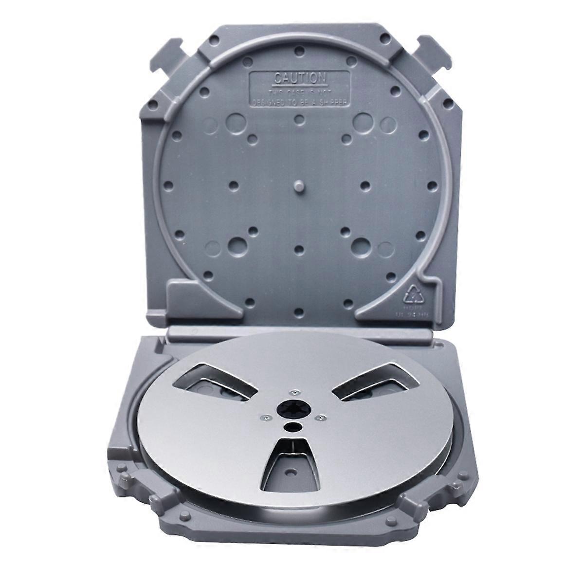 7in Empty Takeup Reel with Empty Take Up Reels Storage Box Portable Full Protection Open Reel Recording Tape Box Case B
