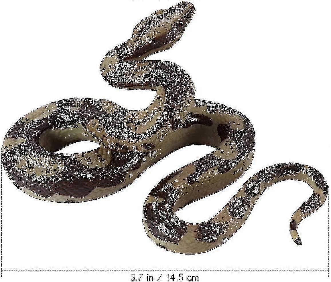 Simulation Rubber Fake Snake Toy Python Model Garden Creepy Prank Props