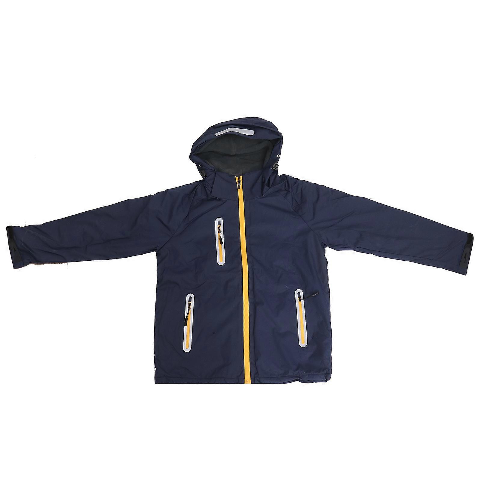 Outdoor Waterproof Mountaineering Suit for Ski Hiking Navy Color