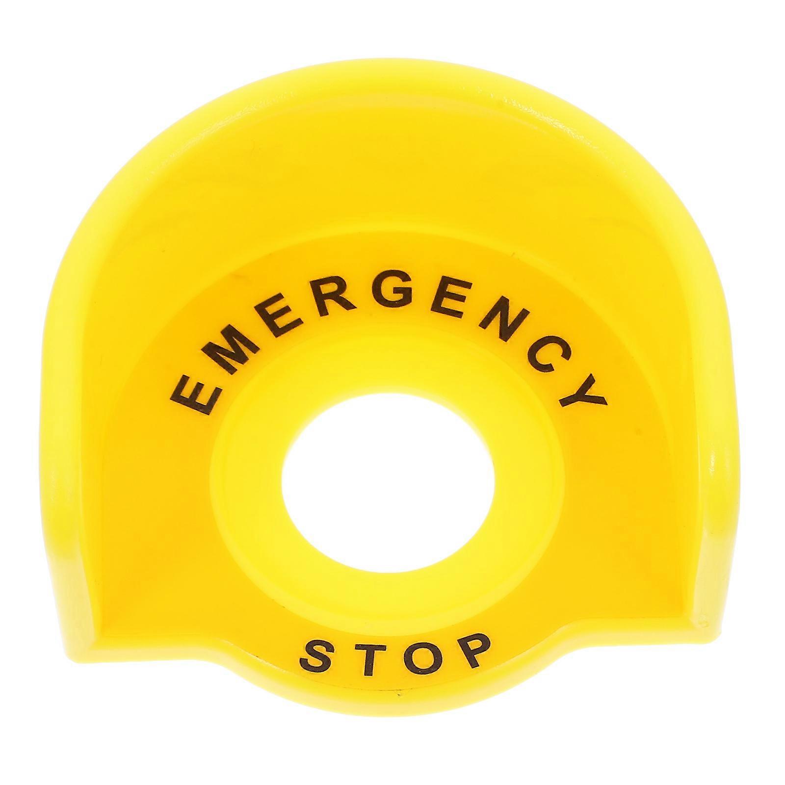 Emergency Stop Button Cover Protective Guard for Push Button Yellow