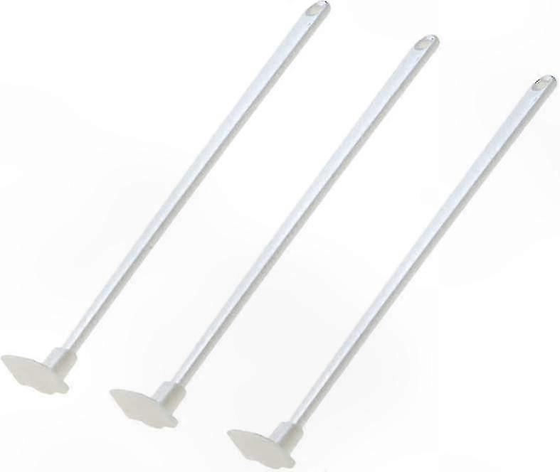 3-Pack Long Handle Silicone Bottle & Can Scraper Spatula for Butter