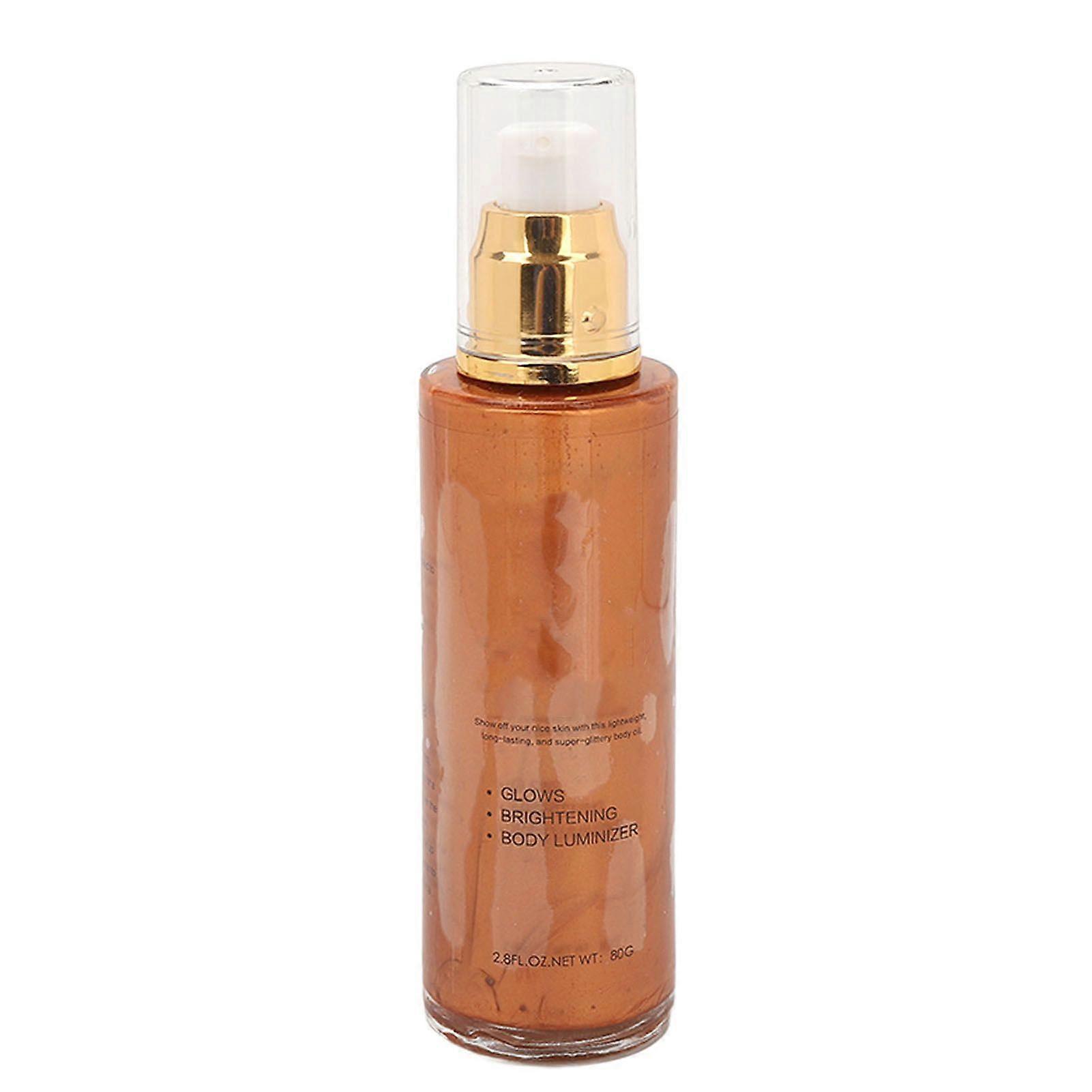 80g Body Highlighter Liquid Glitter Illuminator Face Thigh Highlight Oil Luminizer