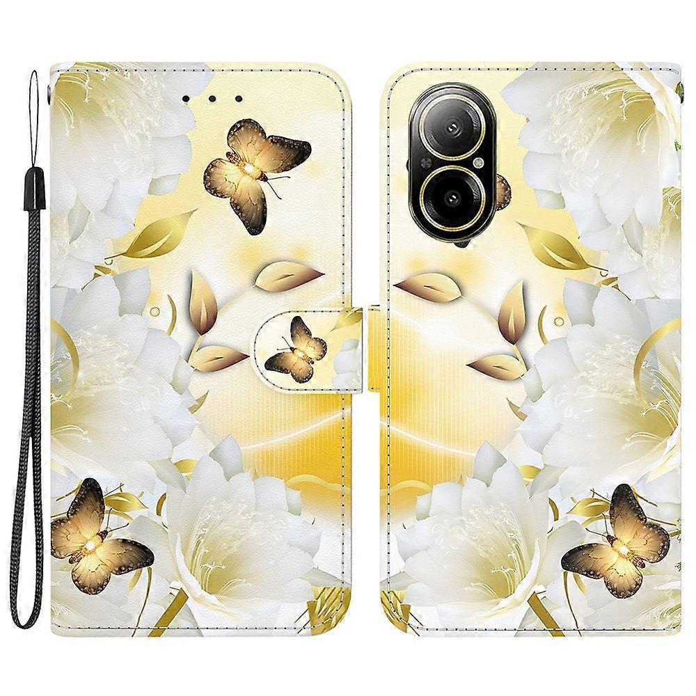 Compatible For Realme C67 4G Case Folio Leather Wallet Pattern Phone Cover