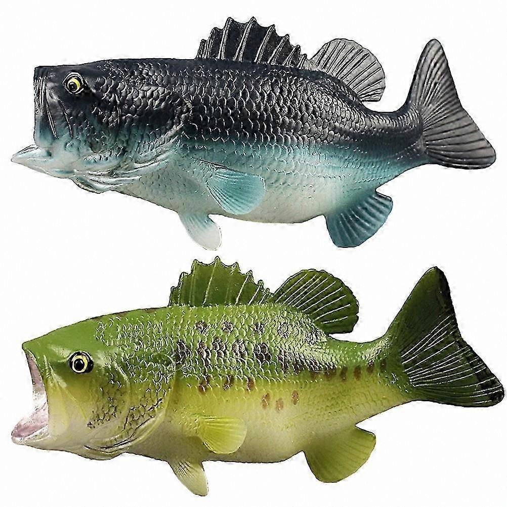 Realistic Large Mouth Bass Figurine for Eonal Display and Home Decoration Use in Kitchens and Parties Simulated Animal Model