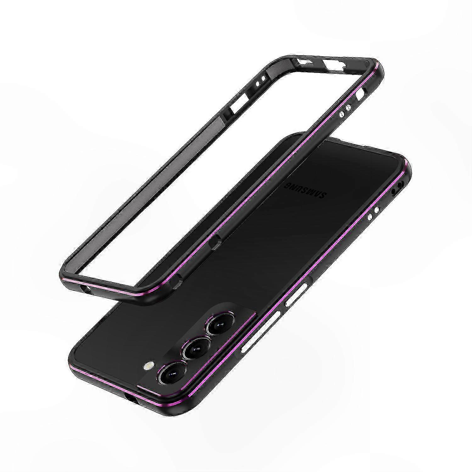 Aluminum Frame Bumper Case with Lens Protector for Galaxy S22 Series