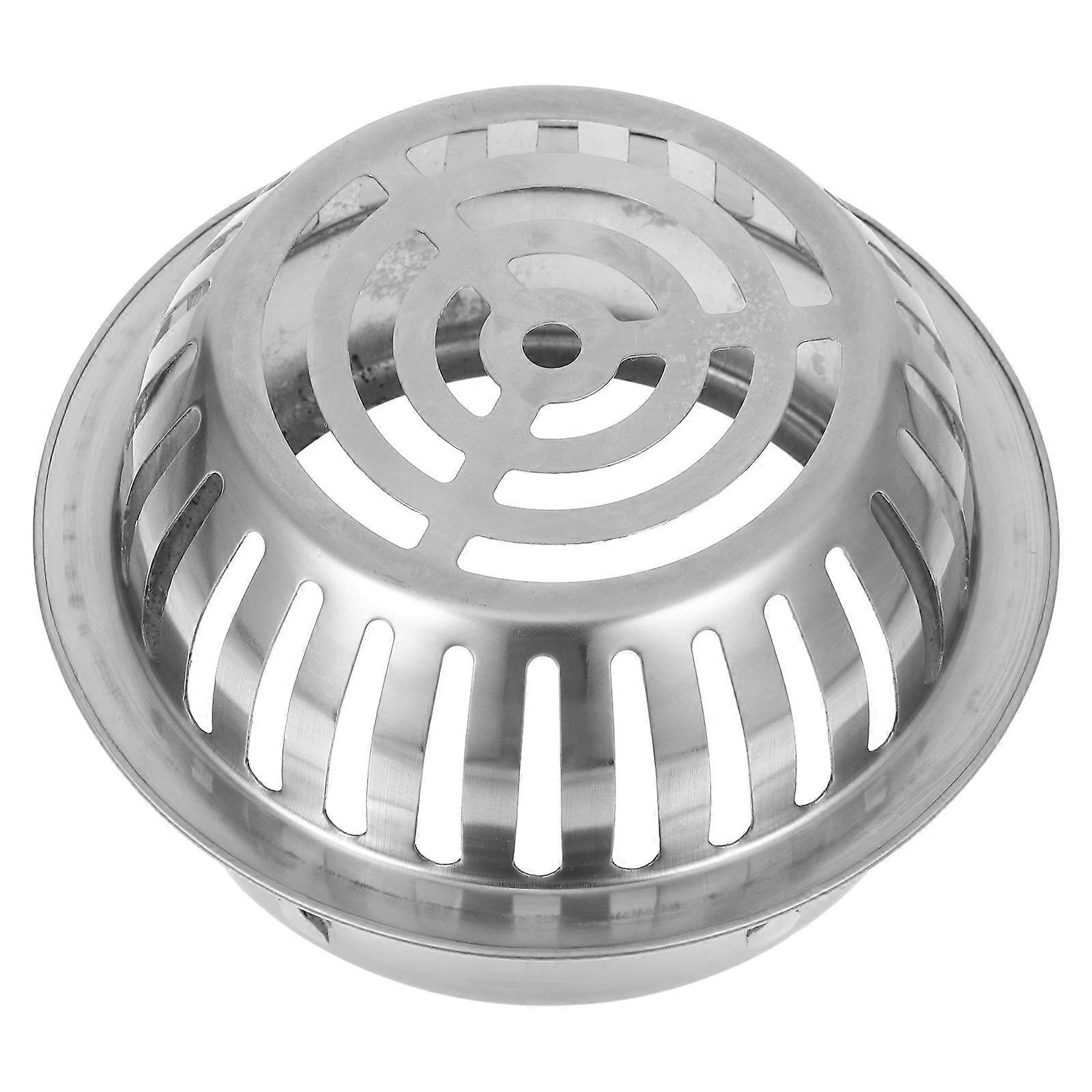 Roof Drain Filter Cover Stainless Steel for Filtering 4Pcs Anti-Block Gutter Guards