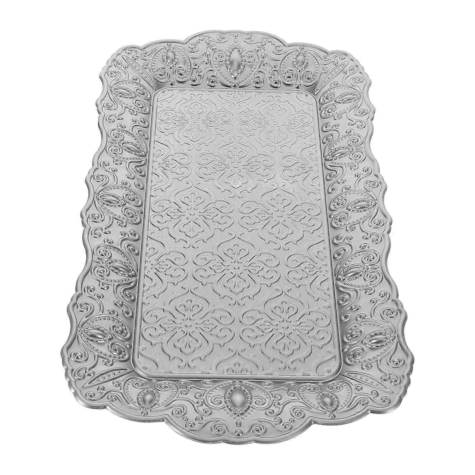 Elegant Fruit Tray for Coffee Table Serving with 4Pcs Decorative Set