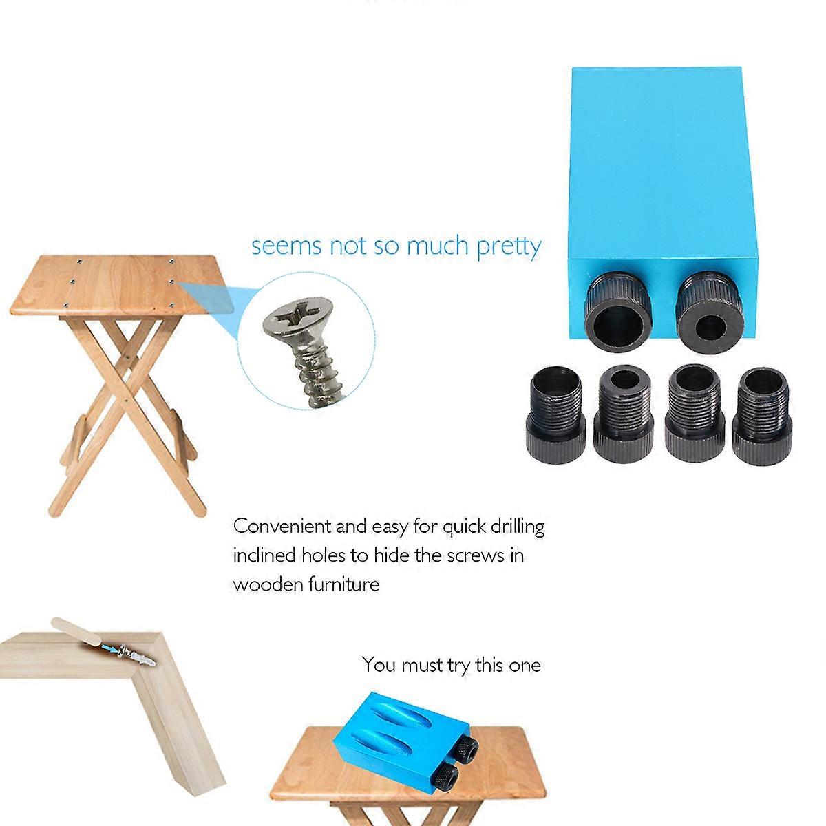 Locator Bits Hole Kit Woodworking Hole Locator for Precise Drilling 3Pcs