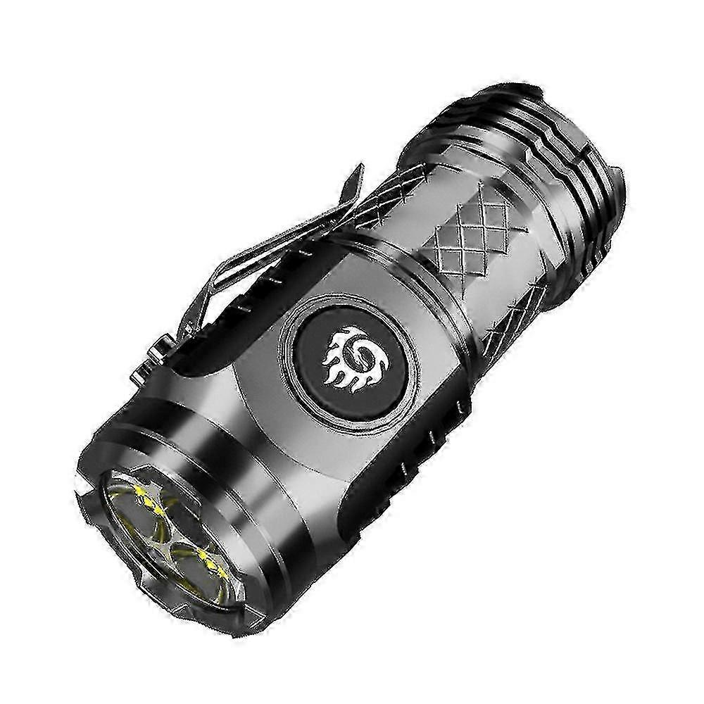 New Ultra Powerful Flashlight 3 Core Mini Tactical Flashlight Usb Rechargeable High Power