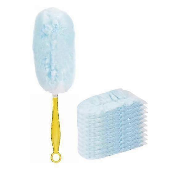 Yousheng 10Pcs Electrostatic Dust Duster Versatile Compatibility Dust Attraction Tool Heavy-duty 360-degree Cleaning Duster