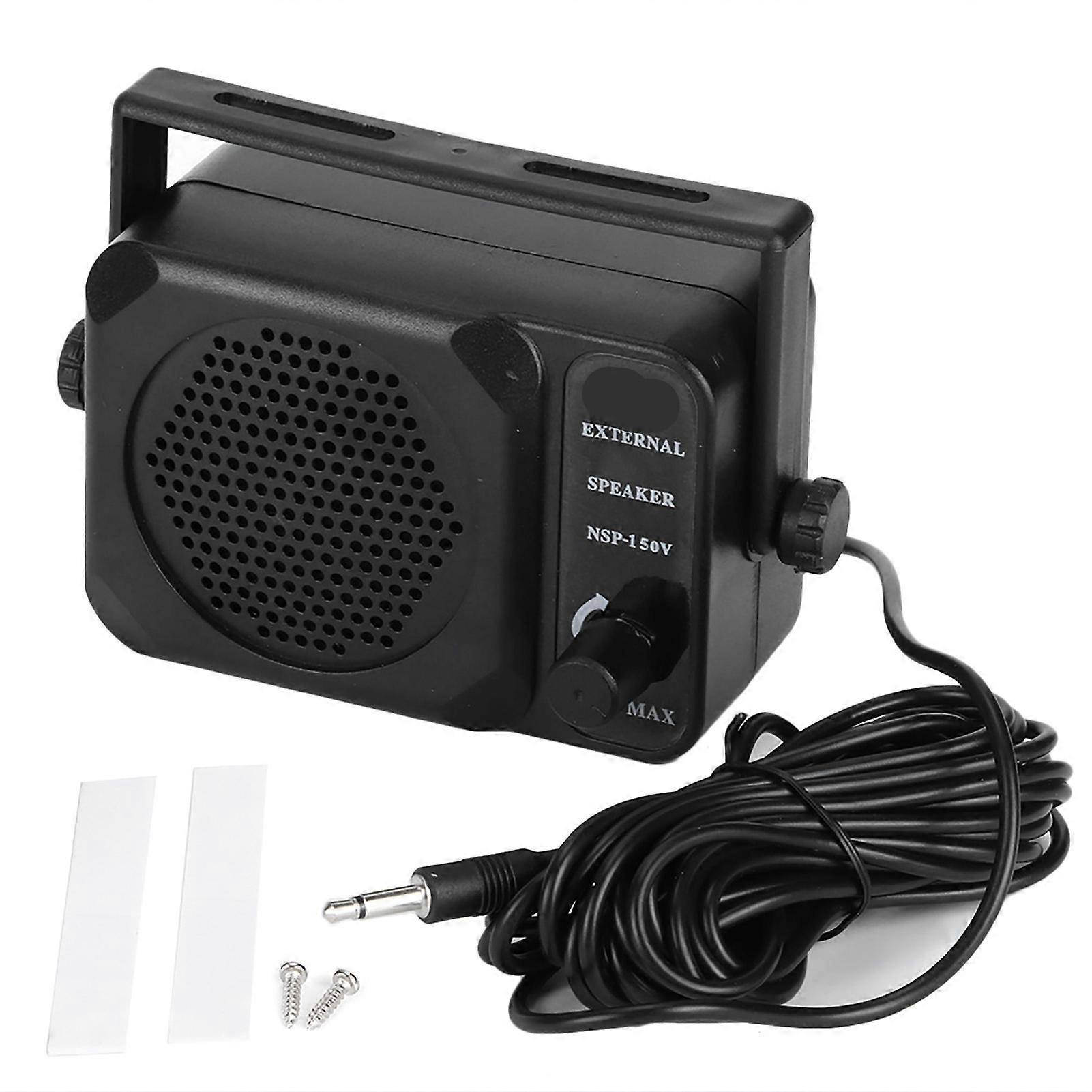 Mini External Speaker NSP-150V 2-Way Radio Speaker for CB HF VHF UHF Transceiver Car Communication Accessory