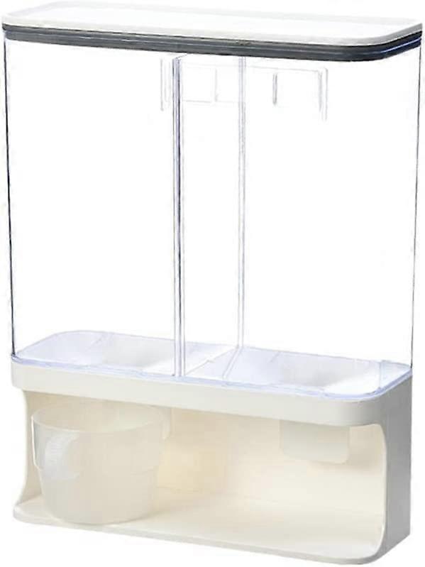 Dry Food Rice Container Storage 3000ml with Lid, Transparent Cereal Dispenser for Flour and Dry Food, Kitchen Organizer