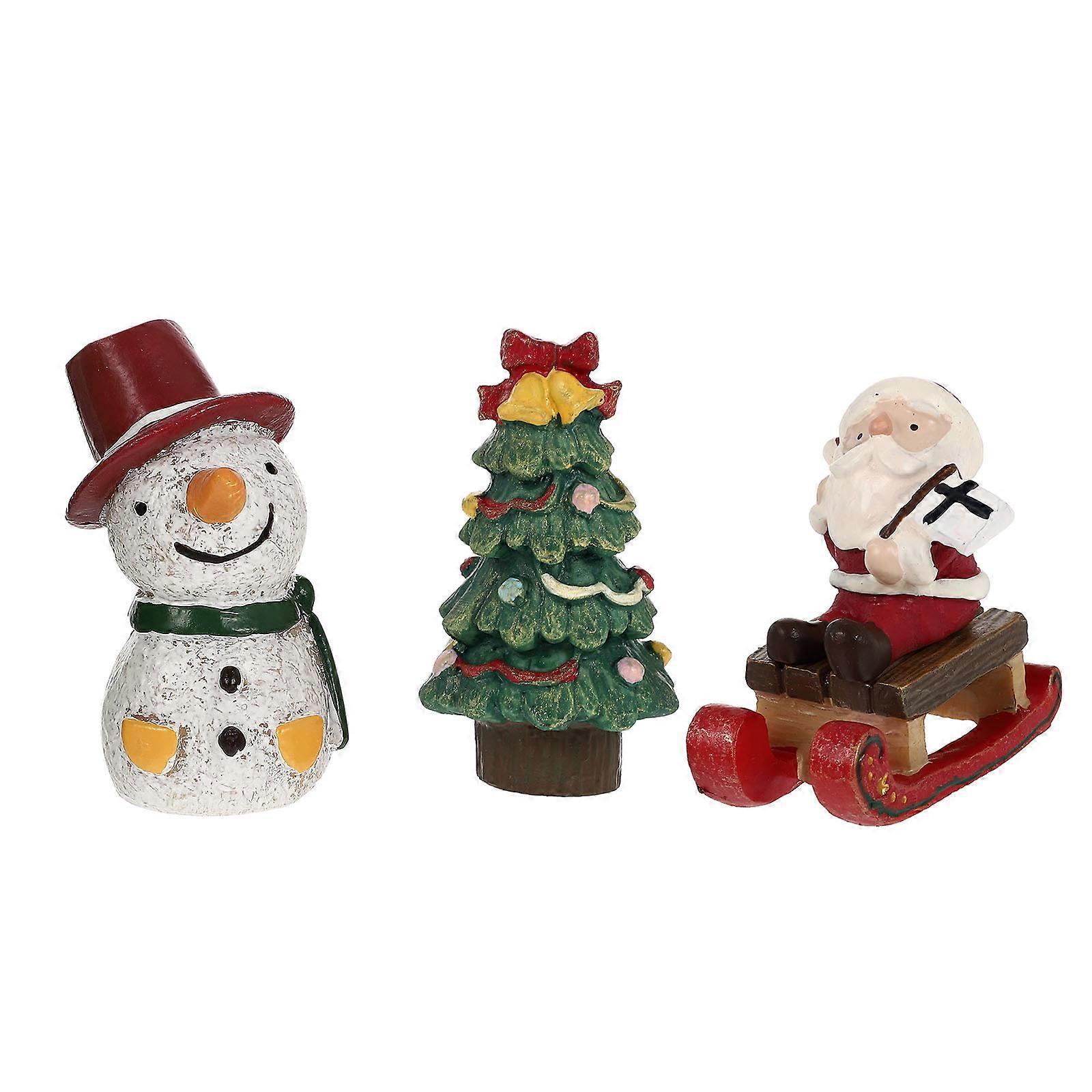 Akvarieharpiksdekorasjon 4 stk. minipynt til jul hjemmedekorasjon assorterte farger holdbare pålitelige