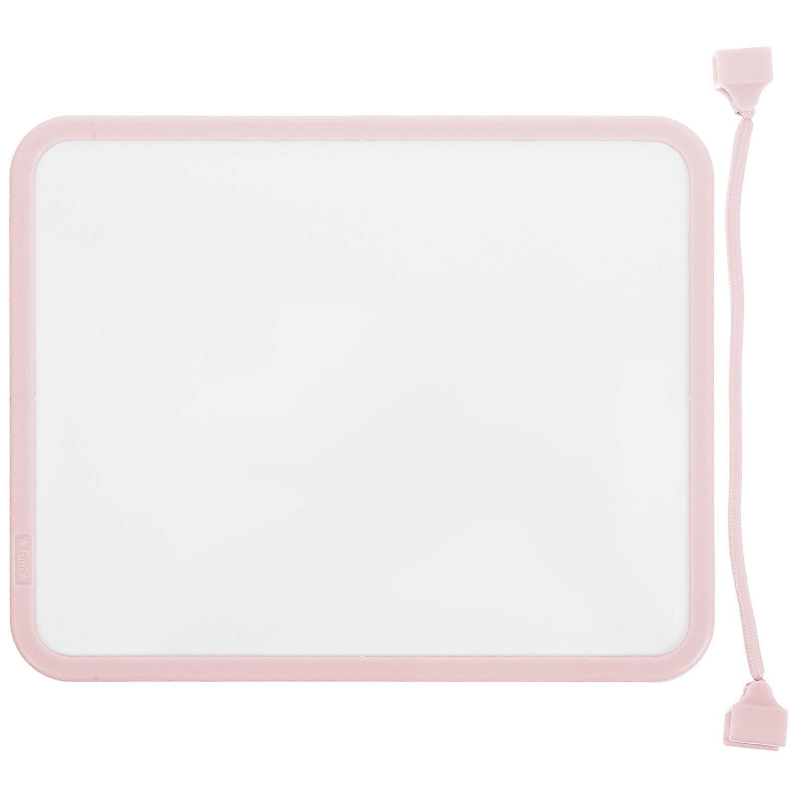 Compact Hanging White Board For Dorm Room Organization With Erasable Surface And Rectangular Shape In Pink 5Pcs