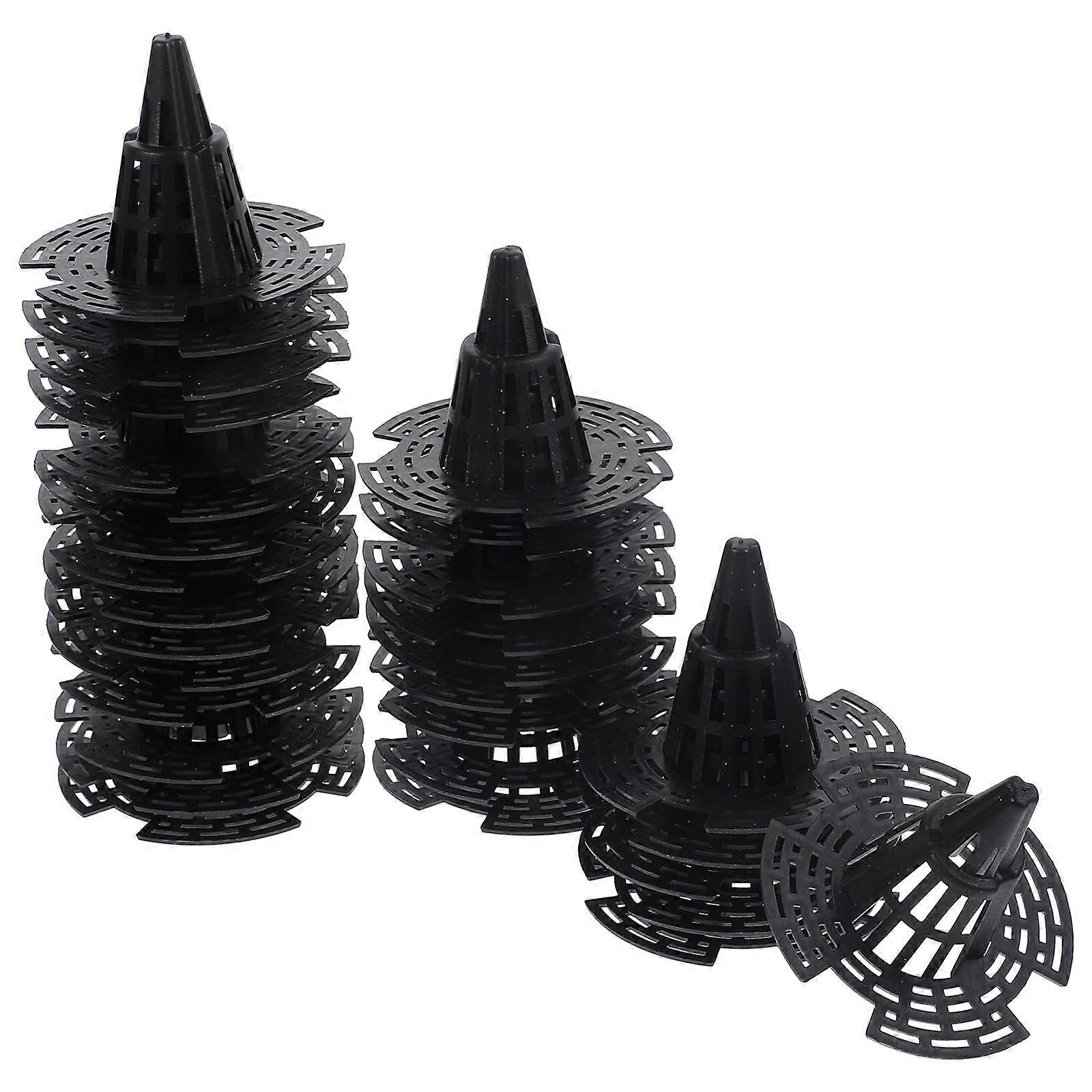 Plastic Planter Inserts Cone Flowerpot Hole Mesh Pads for Plants 120Pcs