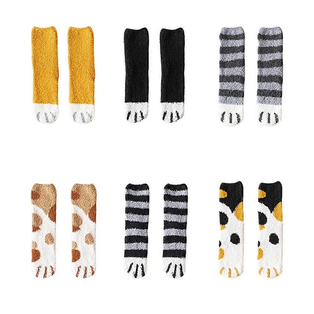 Home Sleeping Socks Sleep Plush Socks for Wearing Use 18Pairs Assorted