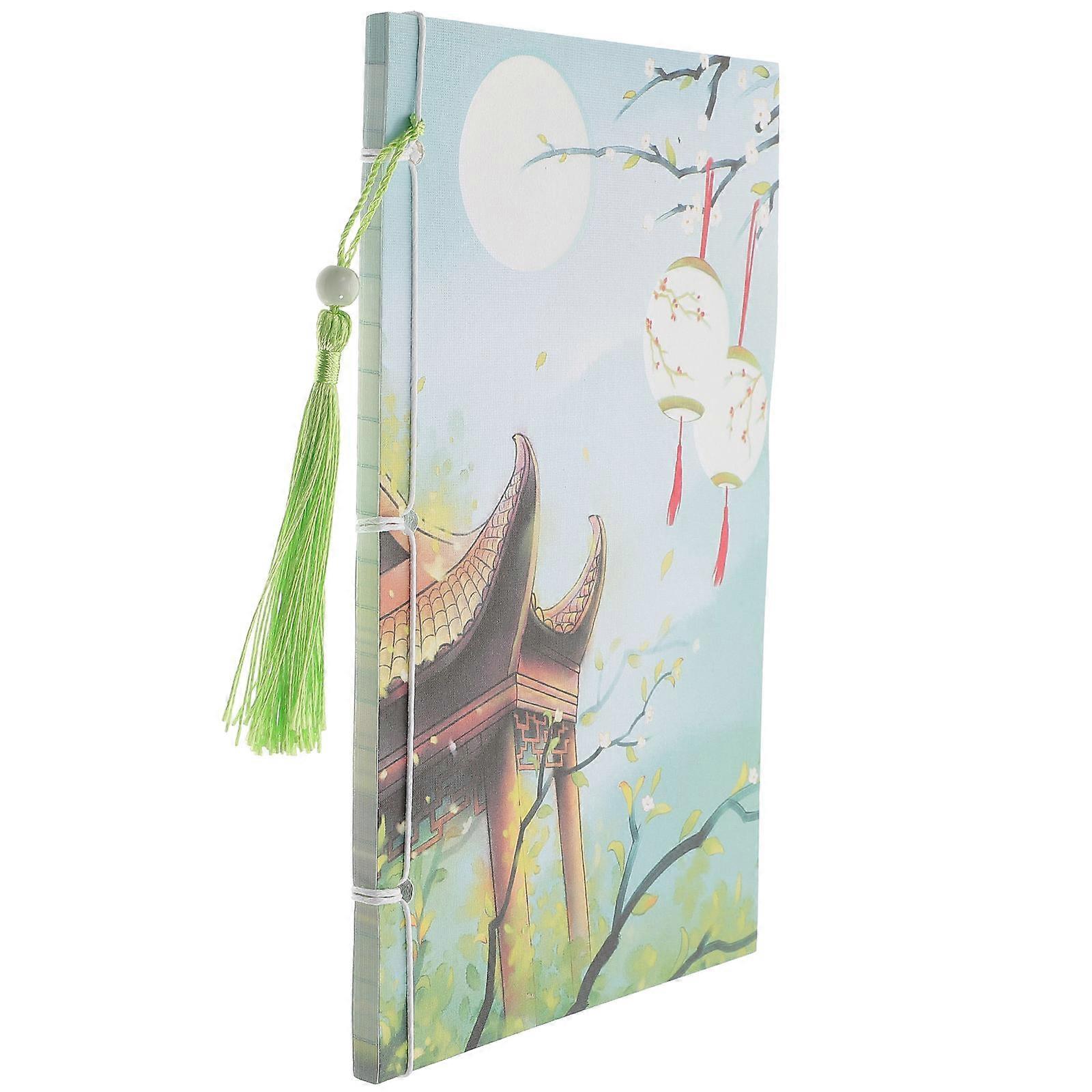 5Pcs Rectangular Landscape Pattern A5 Note Book Suitable For Women Diary Recording Scheduling And Sketching On Various Occasions