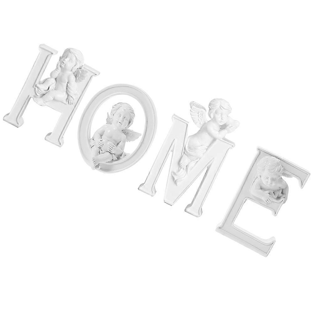 Creative Resin Alphabet Decor for Indoor Desktop Decoration 2Sets