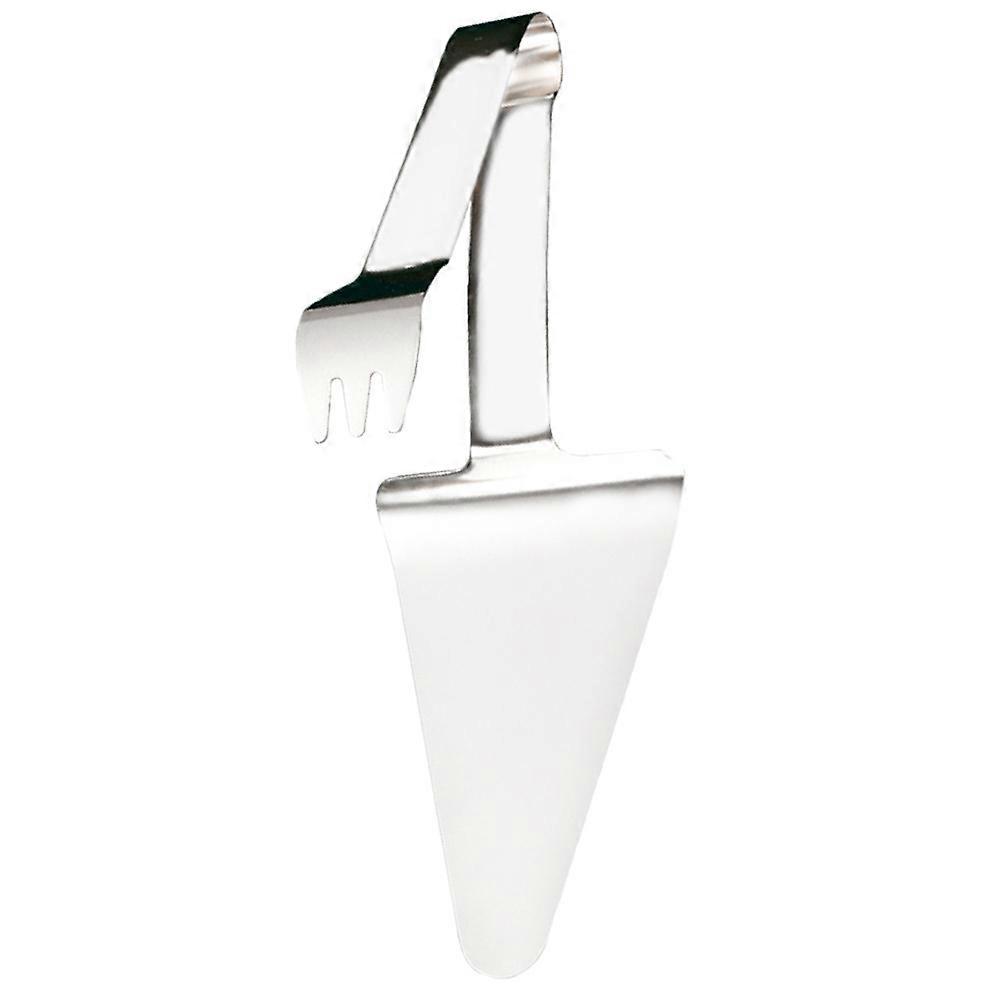 Ergonomic Cake Pizza Server Heat Resistant Kitchen Tool For Home Use Silver 1Pcs