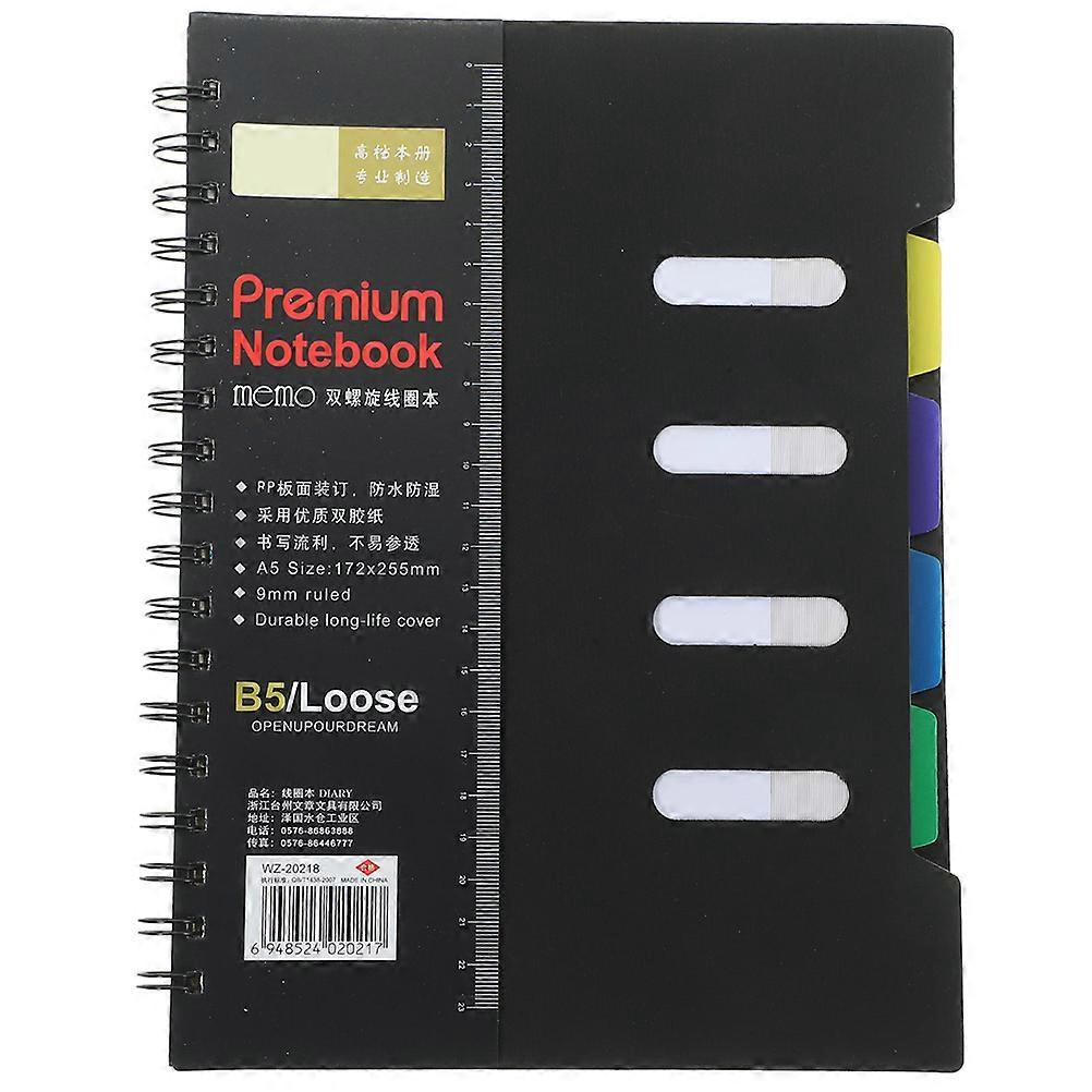 Notebook Spiral Office Spiral Notebook for Taking Notes 2Pcs