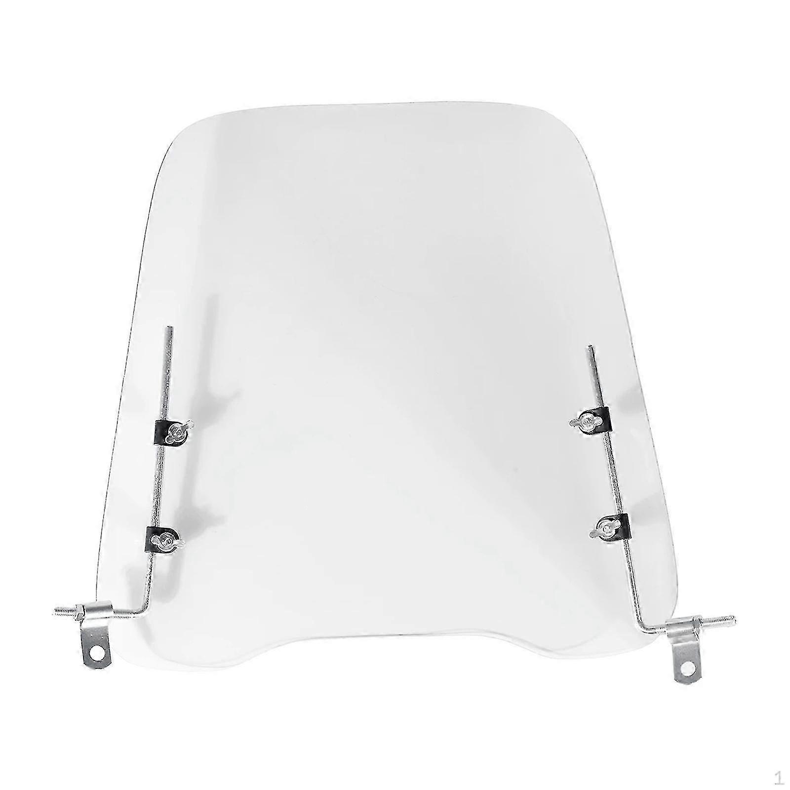 Universal Motorcycle Windscreen Widened Edging Adjustable PC Extension Spoiler Wind Deflector