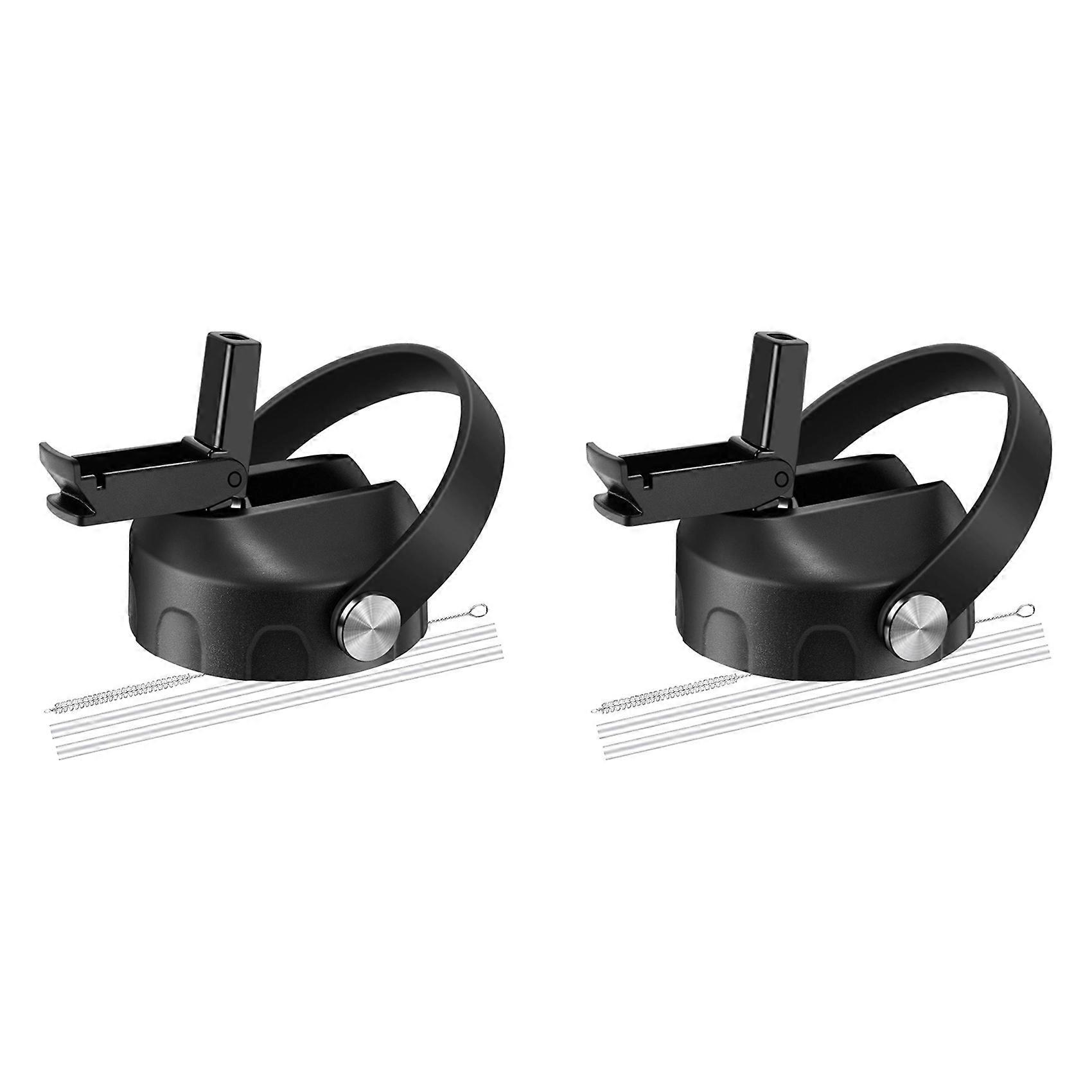 Dustproof Leakproof Flip Top with Straw for Water Bottles