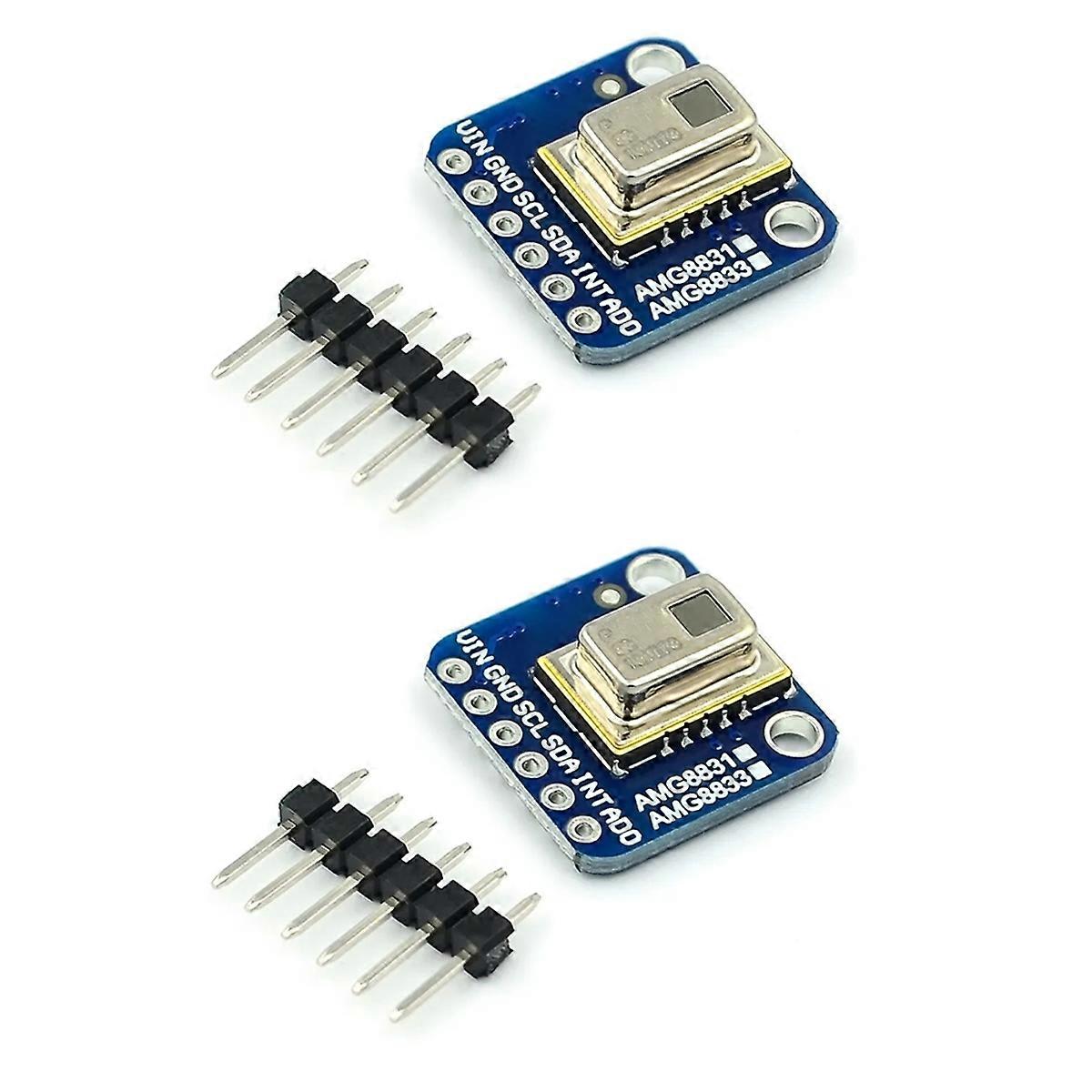2PCS AMG8833 IR 8x8 Thermal Imager Array Temperature Sensor Module