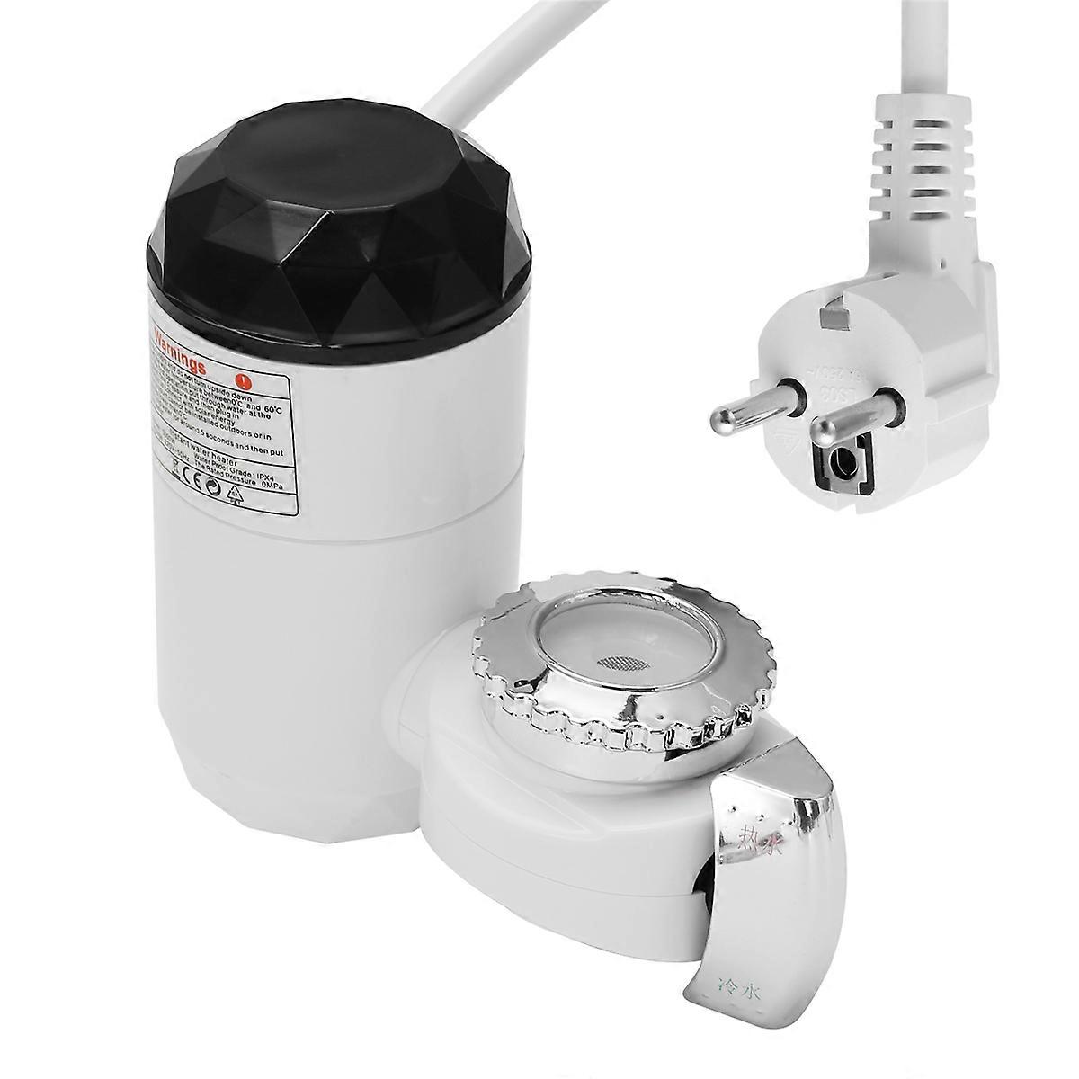 Electric Water Heater with Temperature Display for Kitchen EU Plug A