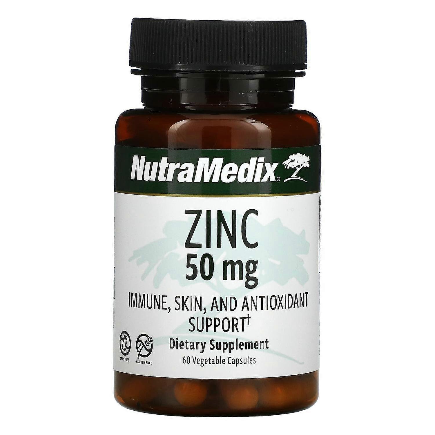 NutraMedix, Zinc, 50 mg, 60 Vegetable Capsules