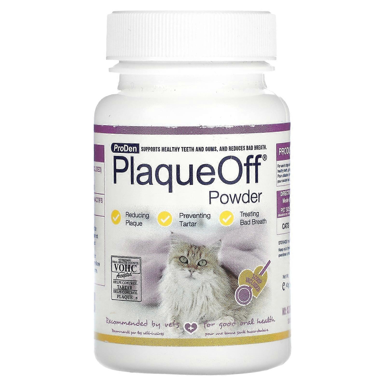 PlaqueOff Powder, For Cats, 1.4 oz (40 g)