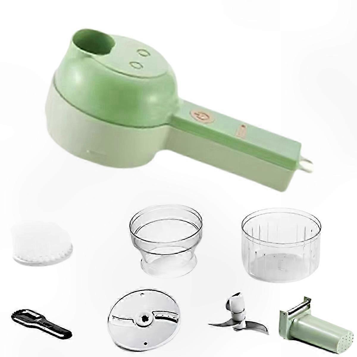 5-in-1 Portable Rechargeable Wireless Electric Vegetable Cutter & Food Processor