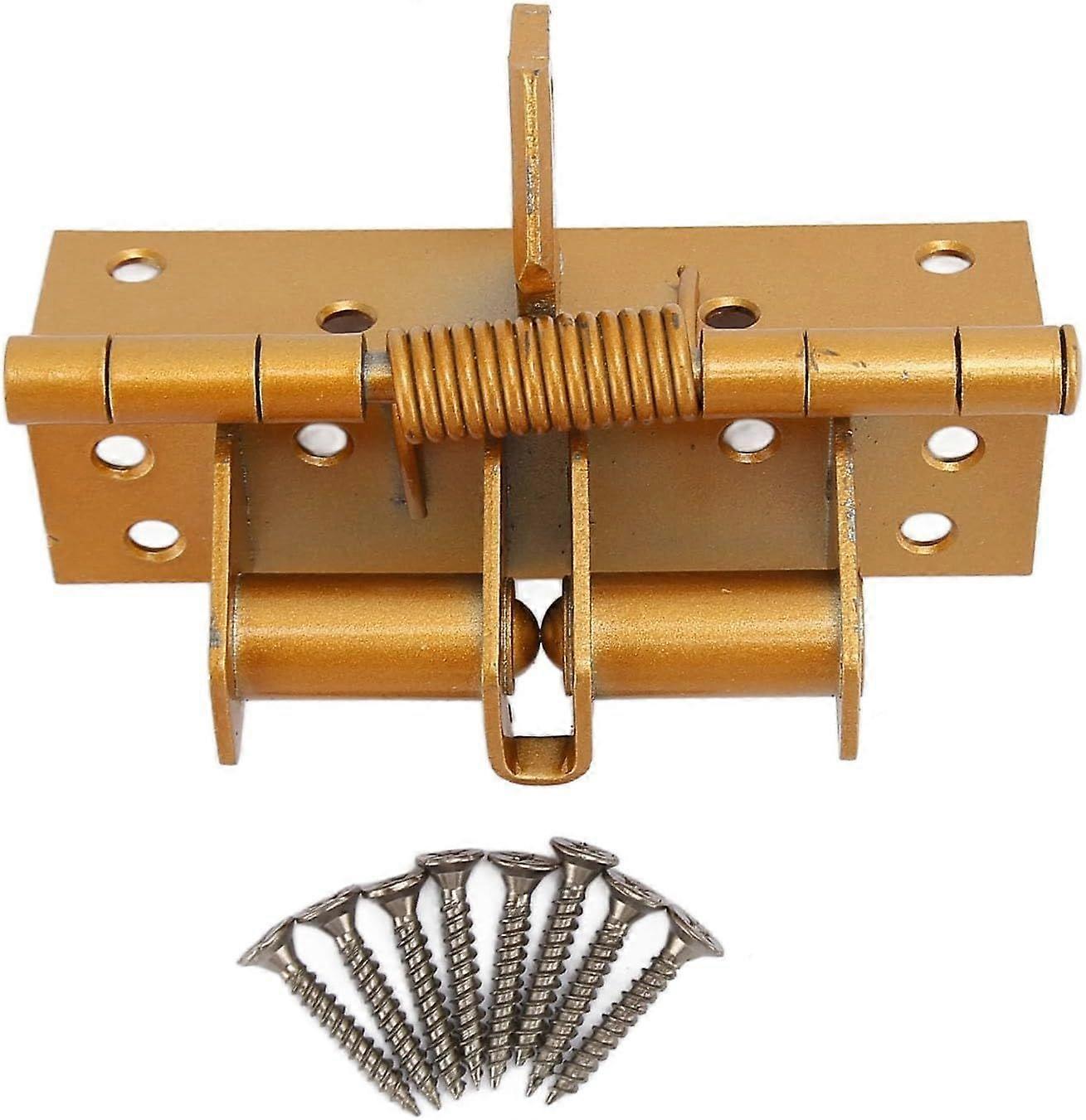 Self Closing Spring Hinge, Quick Installation Spring Loaded Hinge Hardware, 90