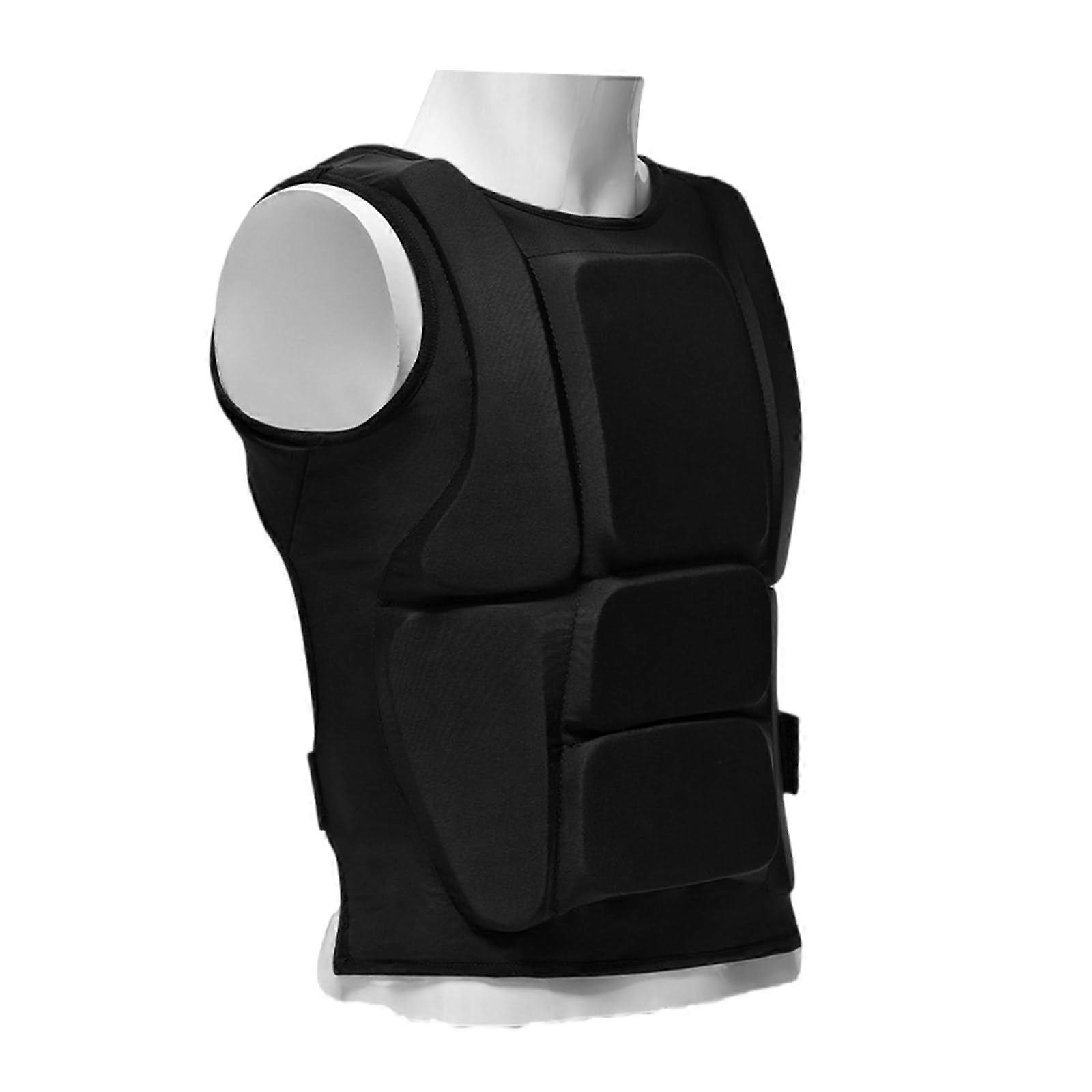 Lightweight Karate Chest Protector With Reinforced Foam Cushioning Flexible Straps And Abdomen Protectors