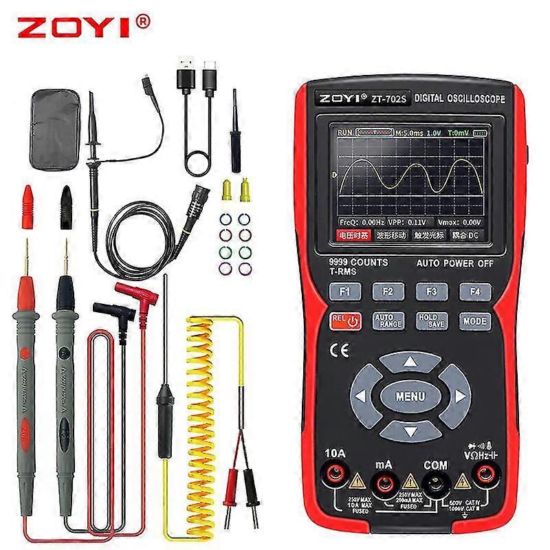 Versatile Handheld Digital Oscilloscope Multimeter For Automotive Maintenance